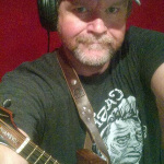 Don Rigsby recording with Flashback at Main Street Recording