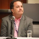 Larry Stephenson presenting at the How To Build A Band seminar at World of Bluegrass 2016 - photo by Frank Baker