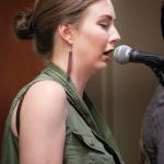 Kelsi Harrigill with Flatt Lonesome on the Masters Stage at World of Bluegrass 2016 - photo by Frank Baker