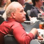 Pete Wernick at the Special Awards luncheon at World of Bluegrass 2016 - photo by Frank Baker Union
