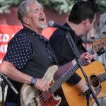 John Cowan with Darin & Brooke Aldridge at Wide Open Bluegrass 2016 - photo by Frank Baker