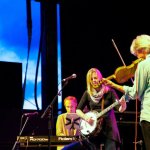 Darol Anger with the Alison Brown band at FreshGrass 2013 - photo by Dave Hollender