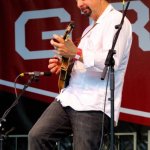 Mike Marshall at FreshGrass 2013 - photo by Dave Hollender