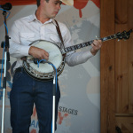 Josh McMurray with Charlie Sizemore at Gettysburg (May 18, 2012) - photo by Frank Baker