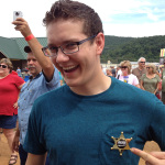 Mando Marshall Jessie Baker at Galax 2012 - photo by John Goad