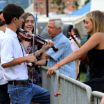 On site at Galax, 2012 - photo by Carol McDuffie