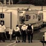 On site at Galax, 2012 - photo by Carol McDuffie