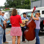On site at Galax, 2012 - photo by Carol McDuffie