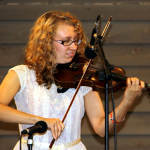 Corrina Rose Logston at Galax, 2012 - photo by Carol McDuffie