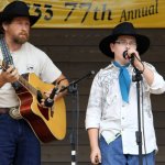 On site at Galax, 2012 - photo by Carol McDuffie