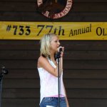 On site at Galax, 2012 - photo by Carol McDuffie