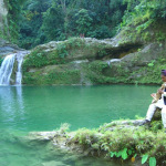 Buddhiman playing in Chitwan next to swimmin' hole - photo by Tara Linhardt