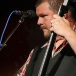 Jerry Cole with IIIrd Tyme Out at the May 2016 Gettysburg Bluegrass Festival - photo by Frank Baker