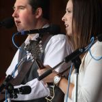 Darin & Brooke Aldridge at the May 2016 Gettysburg Bluegrass Festival - photo by Frank Baker
