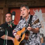 Ron Thomasson with Dry Branch Fire Squad at the May 2016 Gettysburg Bluegrass Festival - photo by Frank Baker