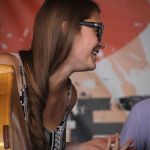 Ashley Stewart with Circa Blue at the August 2016 Gettysburg Bluegrass Festival - photo by Frank Baker