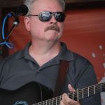 Tim Stafford with Blue Highway at the August 2016 Gettysburg Bluegrass Festival - photo by Frank Baker