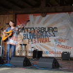 Dale Ann Bradley at the May 2016 Gettysburg Bluegrass Festival - photo by Frank Baker