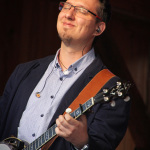 Richard Cifersky with Dale Ann Bradley at the May 2016 Gettysburg Bluegrass Festival - photo by Frank Baker