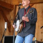 Sammy Shelor with Lonesome River Band at Gettysburg, Spring 2014 - photo by Frank Baker