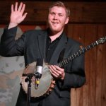 Russ Carson with Ricky Skaggs & Kentucky Thunder at Gettysburg, Spring 2014 - photo by Frank Baker