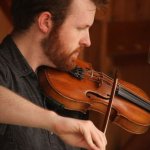 Bryan McDowell with Claire Lynch Band at Gettysburg, Spring 2014 - photo by Frank Baker