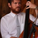 Charles Humphrey III with Steep Canyon Rangers at the Gettysburg Bluegrass Festival (August 2014) - photo by Frank Baker