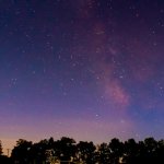 The Milky Way above the campground at the Gettysburg Bluegrass Festival (August 2014) - photo by Frank Baker