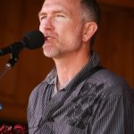 Shawn Lane with Blue Highway at the Gettysburg Bluegrass Festival (August 2014) - photo by Frank Baker