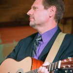 Joe Miller with Bobby Osborne at the Gettysburg Bluegrass Festival (August 2014) - photo by Frank Baker