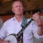 Matt Hickman with Circa Blue at the Gettysburg Bluegrass Festival (August 2014) - photo by Frank Baker