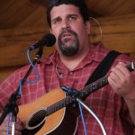 Steve Harris with Circa Blue at the Gettysburg Bluegrass Festival (August 2014) - photo by Frank Baker