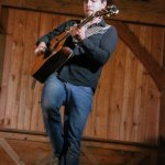 Skip Cherryholmes with Sideline at The Gettysburg Bluegrass Festival (May 2015) - photo by Frank Baker