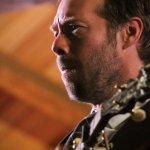 Graham Sharp with Steep Canyon Rangers at The Gettysburg Bluegrass Festival (May 2015) - photo by Frank Baker