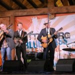 Steep Canyon Rangers jam with Balsam Range at The Gettysburg Bluegrass Festival (May 2015) - photo by Frank Baker