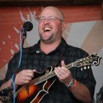 Brian Aldridge with Sideline at The Gettysburg Bluegrass Festival (May 2015) - photo by Frank Baker