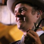 Woody Platt with Steep Canyon Rangers at The Gettysburg Bluegrass Festival (May 2015) - photo by Frank Baker