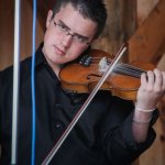 Daniel Aldridge with Sideline at The Gettysburg Bluegrass Festival (May 2015) - photo by Frank Baker