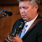 Eric Gibson at the August 2015 Gettysburg Bluegrass Festival - photo by Frank Baker