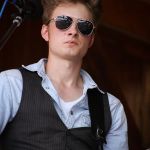 John Meter with Band Of Ruhks at the 2015 August Gettysburg Bluegrass Festival - photo by Frank Baker