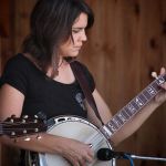 Kristin Scott Benson with The Grascals at the 2015 August Gettysburg Bluegrass Festival - photo by Frank Baker