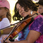 Kids Academy at the August 2015 Gettysburg Bluegrass Festival - photo by Frank Baker