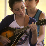 Kids Academy at the August 2015 Gettysburg Bluegrass Festival - photo by Frank Baker