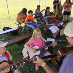 Kids Academy at the August 2015 Gettysburg Bluegrass Festival - photo by Frank Baker
