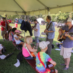 Kids Academy at the August 2015 Gettysburg Bluegrass Festival - photo by Frank Baker