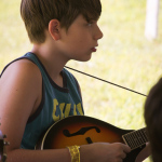 Kids Academy at the August 2015 Gettysburg Bluegrass Festival - photo by Frank Baker