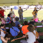 Kids Academy at the August 2015 Gettysburg Bluegrass Festival - photo by Frank Baker