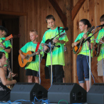 Kids Academy at the August 2015 Gettysburg Bluegrass Festival - photo by Frank Baker