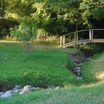 Lazy creek bed at the August 2015 Gettysburg Bluegrass Festival - photo by Frank Baker