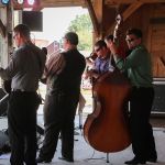 Junior Sisk & Rambler's Choice at the August 2015 Gettysburg Bluegrass Festival - photo by Frank Baker